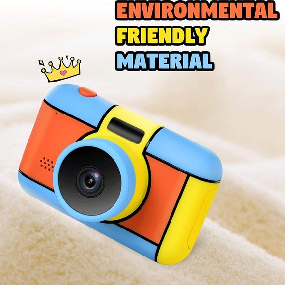 Kids Camera for 3-12 y.o., 2.4 inch HD Screen, 1080P Rechargeable Compact (16GB - Picture 3 of 11